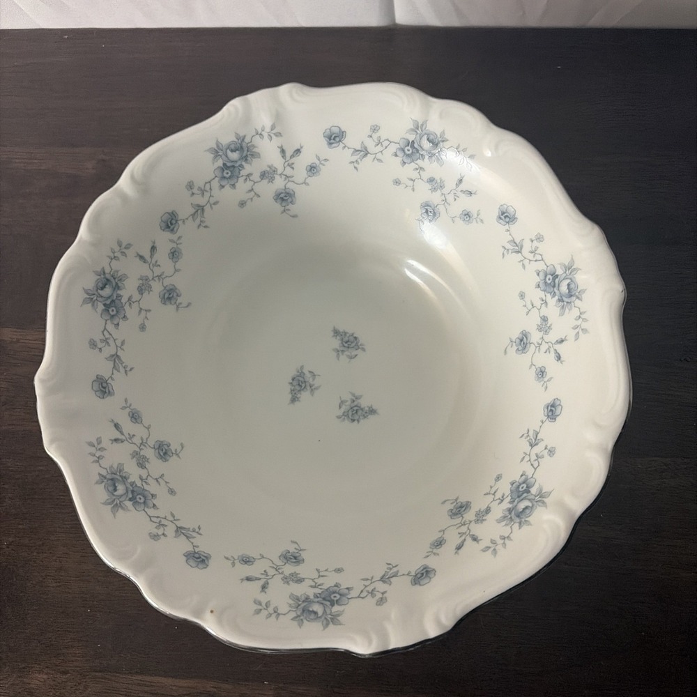 Vintage Johann Haviland Blue Garland Vegetable Side Dish Serving Bowl 8.5"